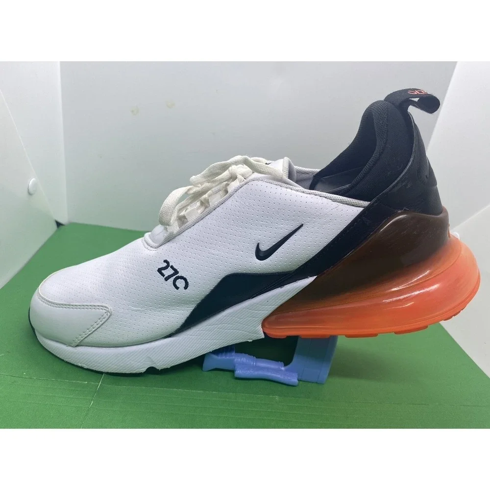 Nike Air Max 270 Premium Hyper Crimson 2018 White Black BQ6171-100 Mens 10.5